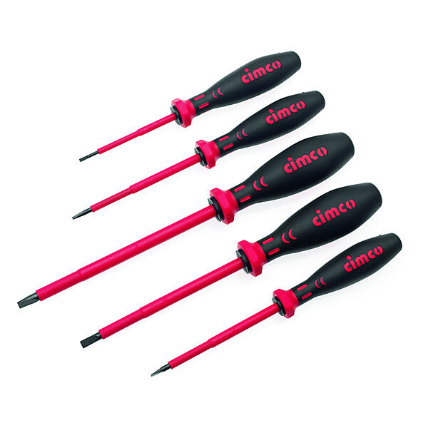 CIMCO 2K-VDE-Schraubendreher-Set f.Schlitzschrauben 117700